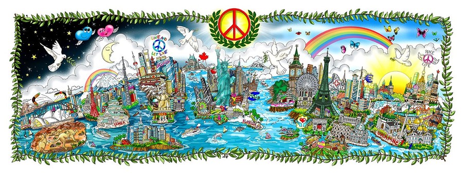 A Prayer for Peace Charles Fazzino