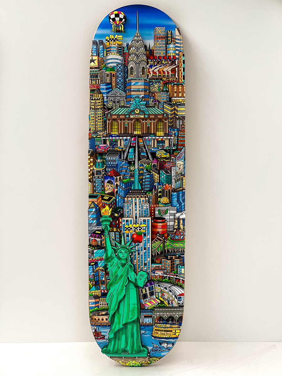 Lady Liberty in NYC Charles Fazzino