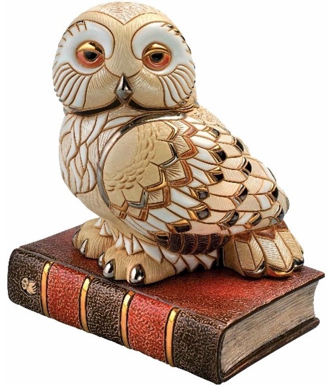 Owl on Book De Rosa