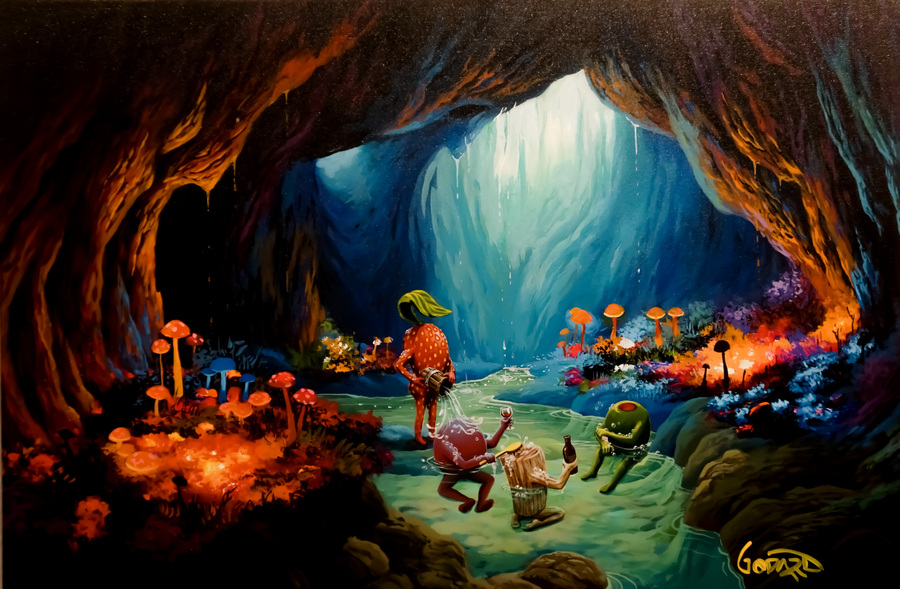 Cave N Bathe Michael Godard