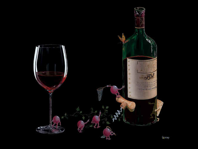 Butterfly Wine Michael Godard