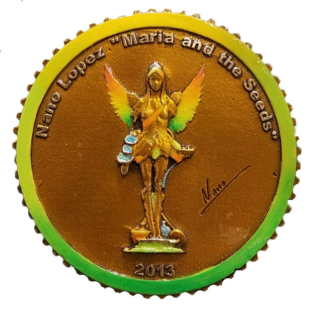 Bronze Collectors Coin - Maria and the Seeds Nano Lopez