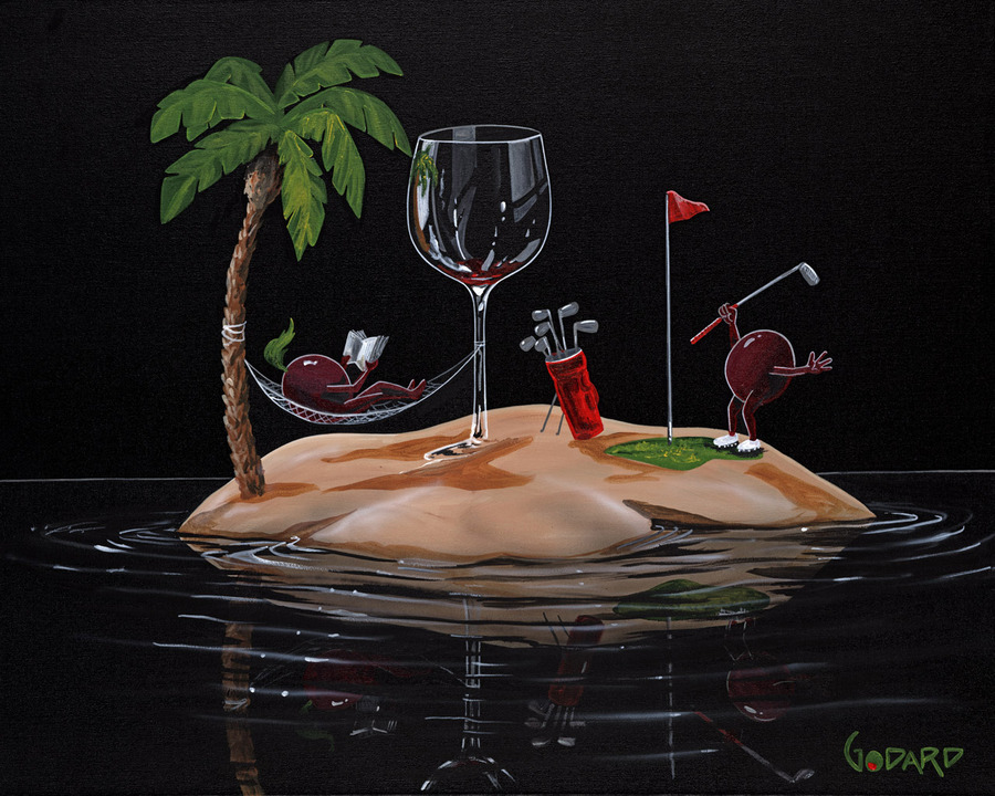 Paradise at Last Mini Paper Print Michael Godard