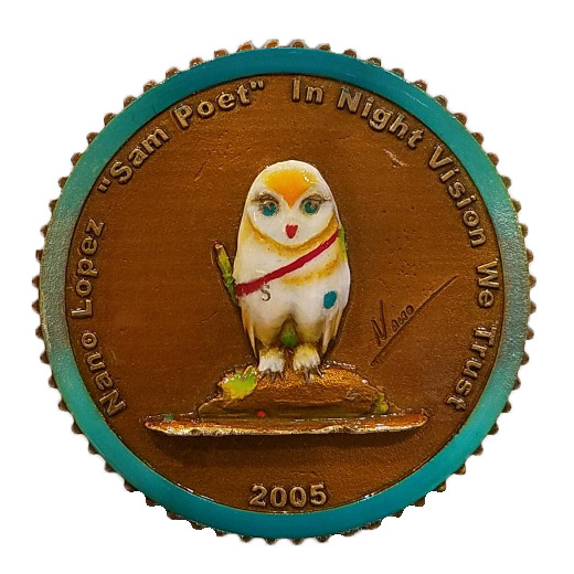 Bronze Collectors Coin - Samuel the Poet Nano Lopez