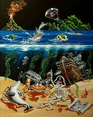 Sand Bar II Michael Godard