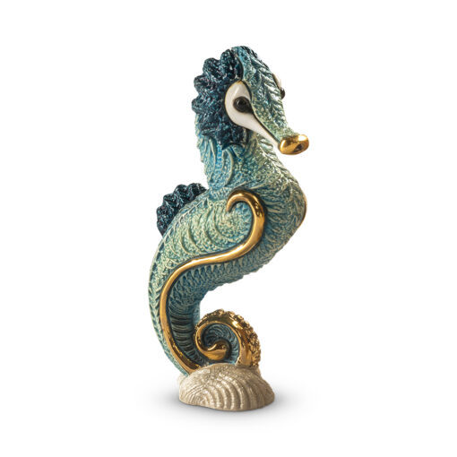 Turquoise Seahorse De Rosa