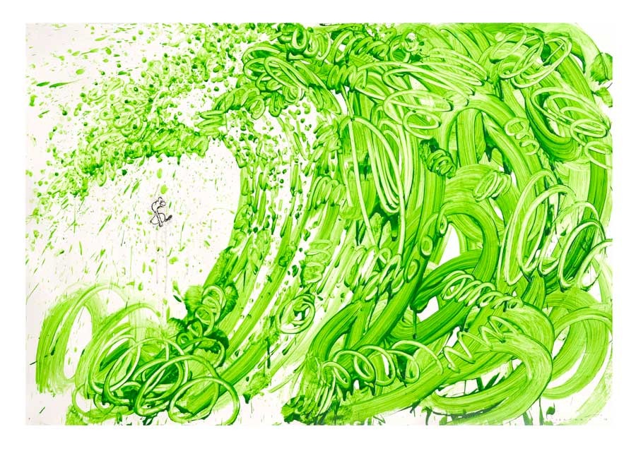 Venice Moon Dogg E VII #7 - Green Tom Everhart