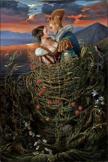 Basket of Love I Michael Cheval