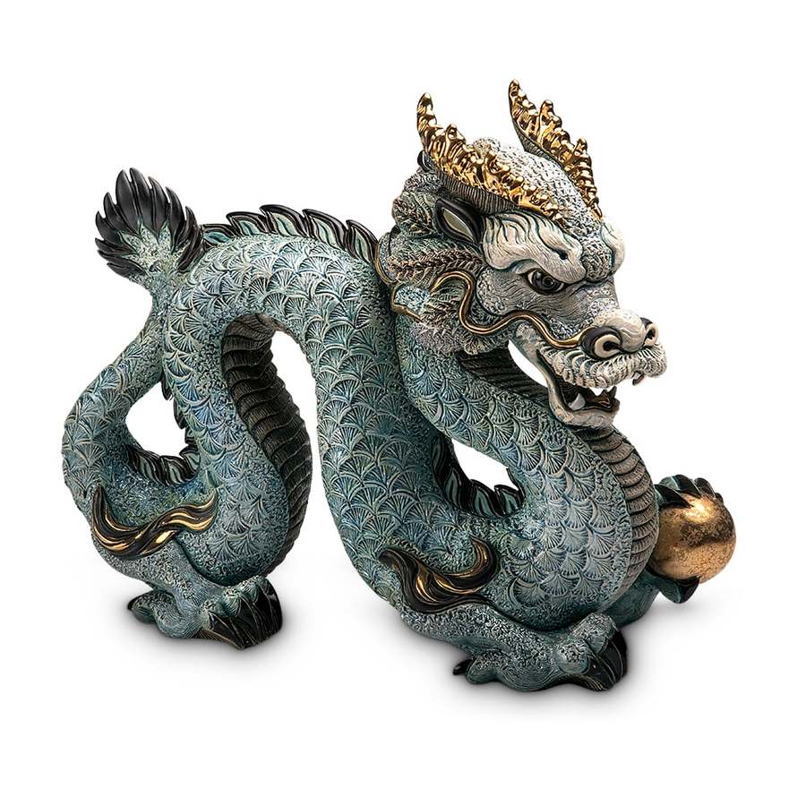 Blue Chinese Dragon De Rosa
