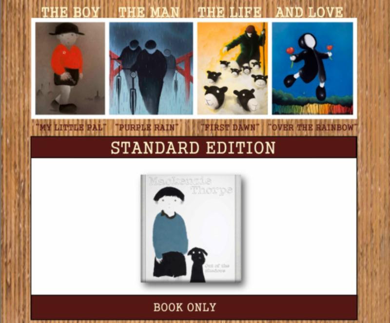 Out of the Shadows - Standard Edition Paperback Book Mackenzie Thorpe