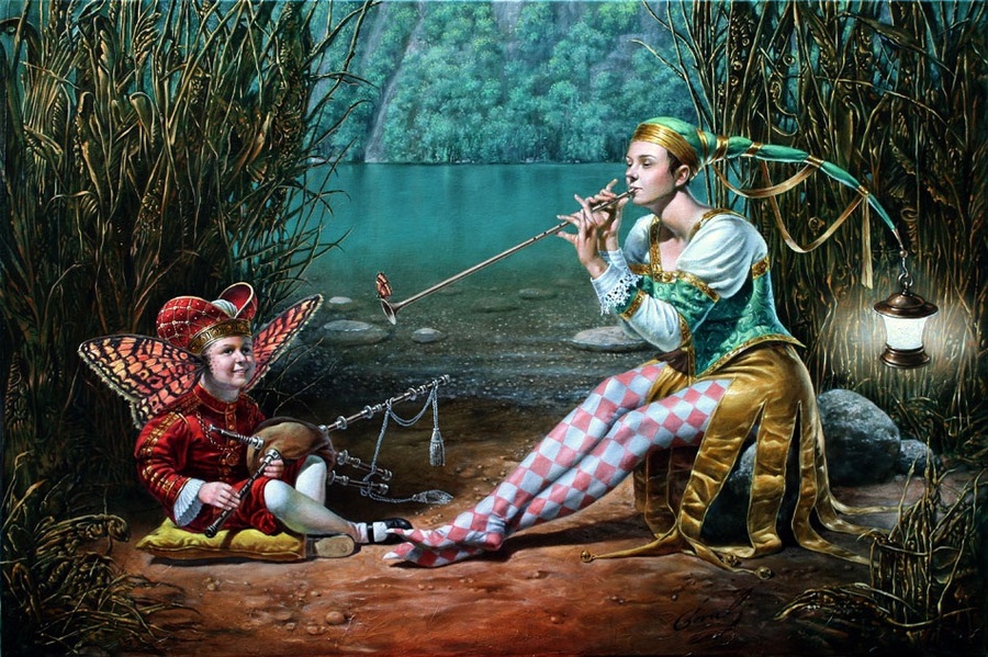 Lullaby for Butterfly King II Michael Cheval