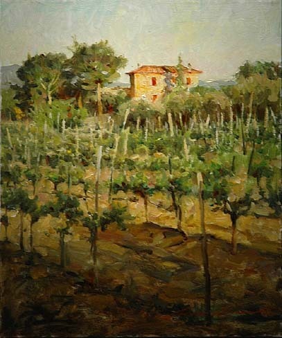 Tuscan Vineyard Leonard Wren