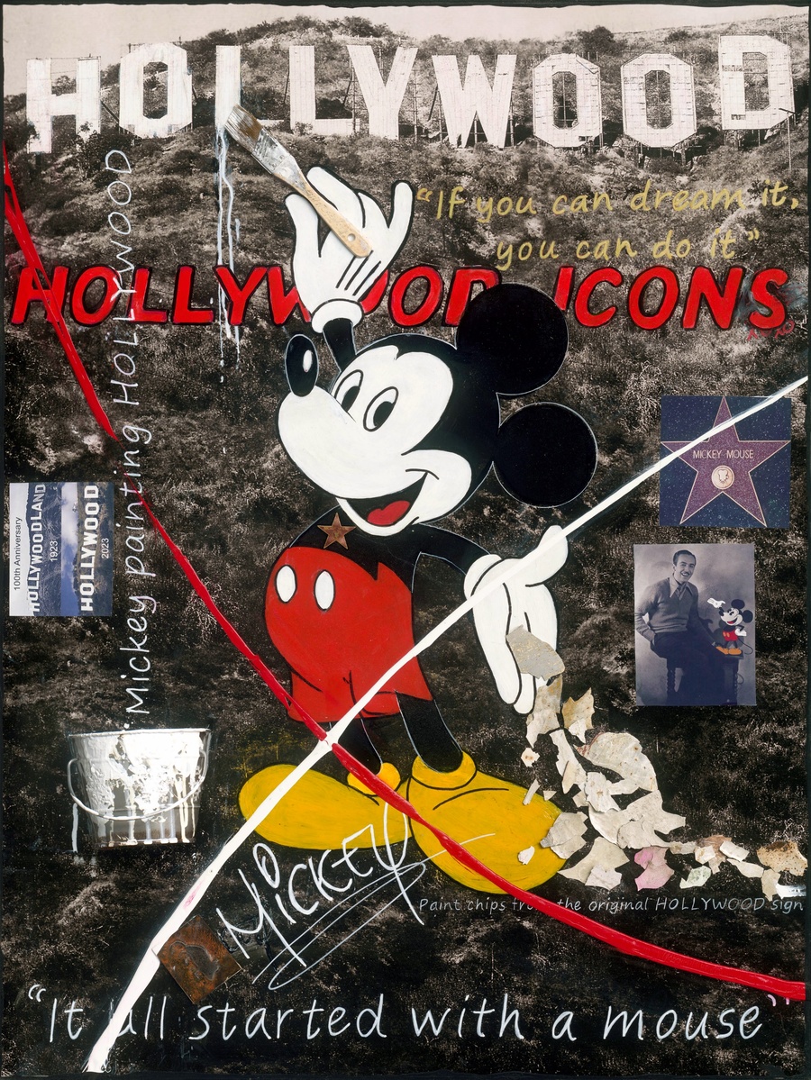 Mickey Painting Hollywood Deb Mack