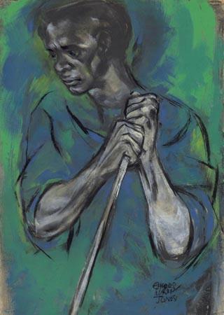 Man On Green And Blue Chuck Jones
